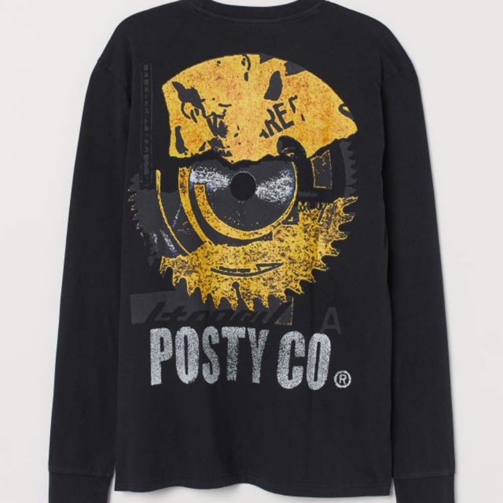 H&M X Post Malone Collab POSTY CO Long Sleeve